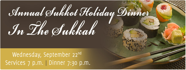 Annual Sukkot Dinner